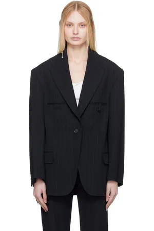 Acne Studios Navy Single-Breasted Blazer