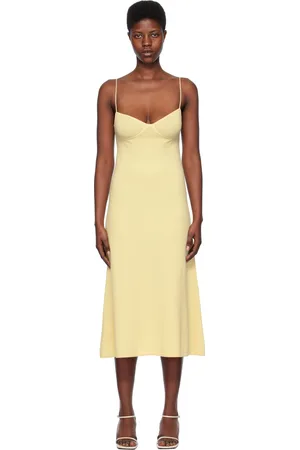 Lisa Yang Yellow Ally Midi Dress