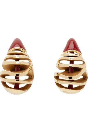 Bottega Veneta Gold Drop Earrings