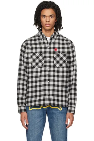 ICECREAM Gray Check Shirt