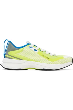 Lanvin Green L-I Mesh Sneakers