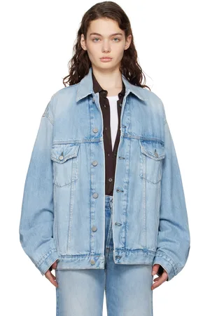 Acne Studios Blue Relaxed Fit Denim Jacket