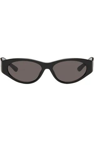 Balenciaga Black Tuesday Oval Sunglasses