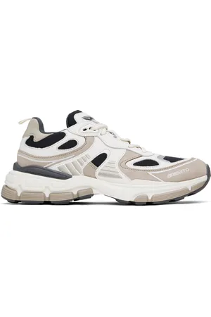 Axel Arigato White & Beige Sphere Runner Sneakers