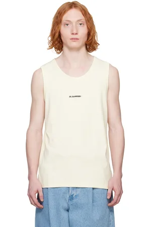 Jil Sander Beige Active Jersey Tank Top