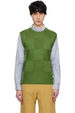 AFTER PRAY Damier Knit Vest