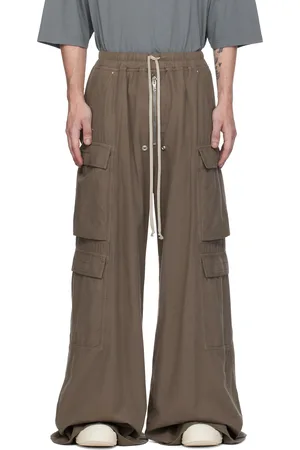 Rick Owens Gray Porterville Double Jumbo Belas Cargo Pants