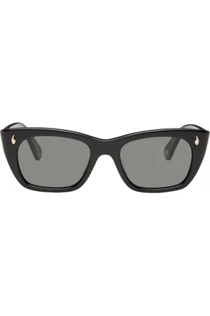 GARRETT LEIGHT Black Webster Sunglasses
