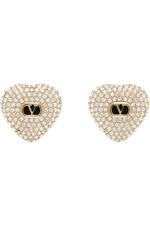 VALENTINO GARAVANI Gold Coeur Royal Earrings