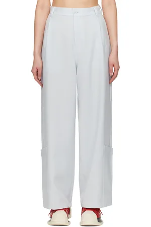 Y-3 Gray Sport Uniform Wide-Leg Trousers