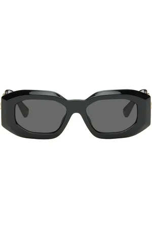 VERSACE Black Chunky Medusa Biggie Sunglasses