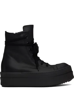 Rick Owens Black Hollywood Mega Bumper Sneakers