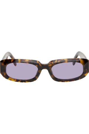 Palm Angels Brown Noah Sunglasses