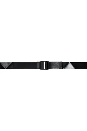 Issey Miyake Black Standard Reversible Belt