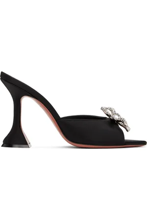 Amina Muaddi Rosie Slipper Heeled Sandals