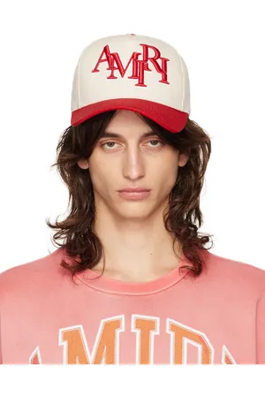 AMIRI Beige & Red Staggered 