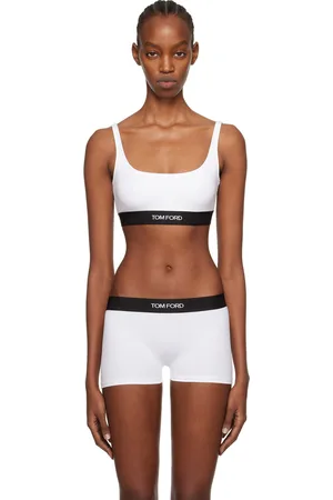 Tom Ford White Square Neck Bra