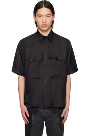 Sunflower Black Flap Pocket Shirt