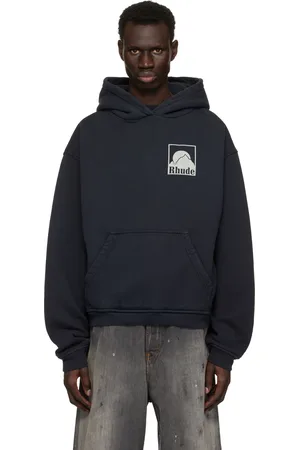 Rhude Black Moonlight Badge Hoodie
