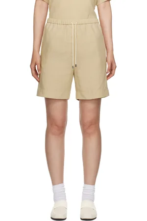 Totême Beige Drawstring Shorts
