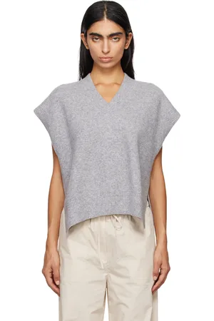 STUDIO NICHOLSON Gray Poros Vest