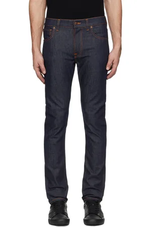 Nudie Jeans Navy Lean Dean Jeans