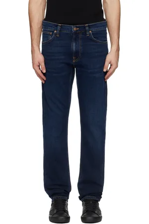 Nudie Jeans Navy Lean Dean Jeans