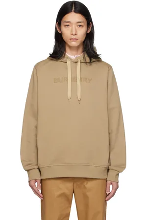 Burberry Tan Printed Hoodie