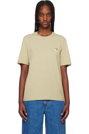 Maison Kitsuné Green Fox Head Patch Regular T-shirt
