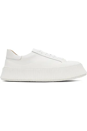 Jil Sander White Vulcanized Sneakers