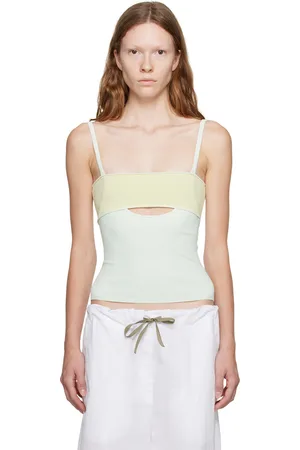 Paris Georgia Blue & Yellow Milo Tank Top