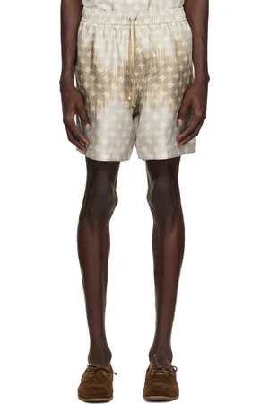 AMIRI Brown MA Quad Bleached Shorts