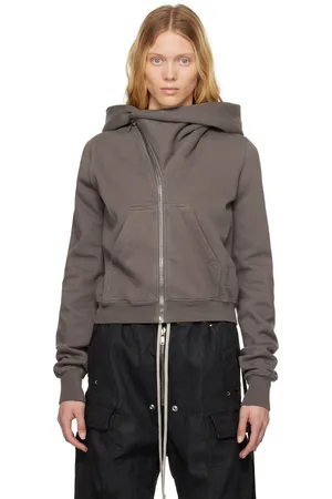 Rick Owens Gray Hollywood Mountain Hoodie