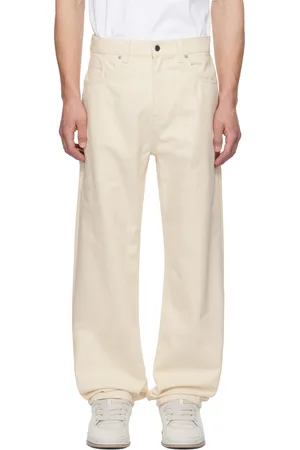 Axel Arigato Off-White Zine Relaxed-Fit Jeans