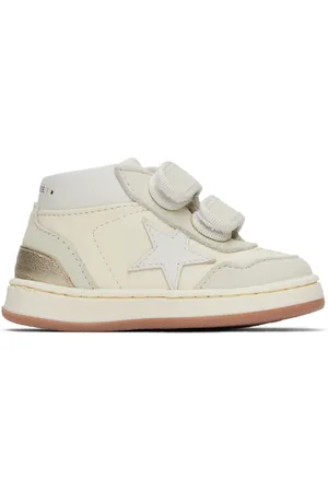 Golden Goose Baby Off-White & Gray June Basket Sneakers