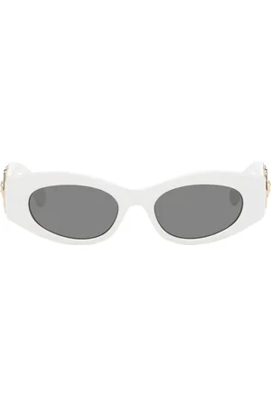 VERSACE White Medusa Biggie Cat-Eye Sunglasses