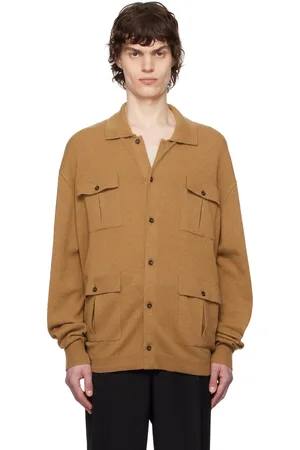 Bally Tan Cashmere Cardigan