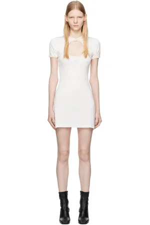 Courrèges White Circle Minidress