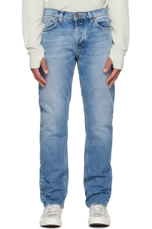Nudie Jeans Blue Solid Ollie Jeans