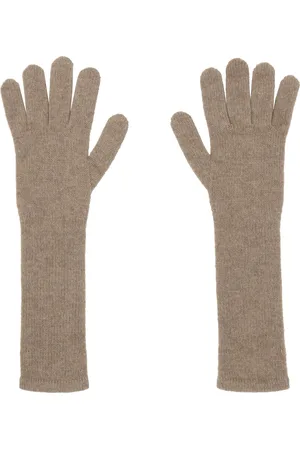 Max Mara Beige Mmjock Gloves