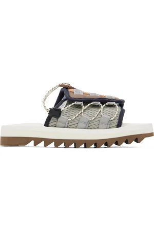 SUICOKE Navy & White DAO-2ab Sandals