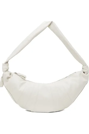 LEMAIRE White Large Croissant Bag