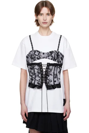 Andersson Bell Lace Corset Oversized T-shirt