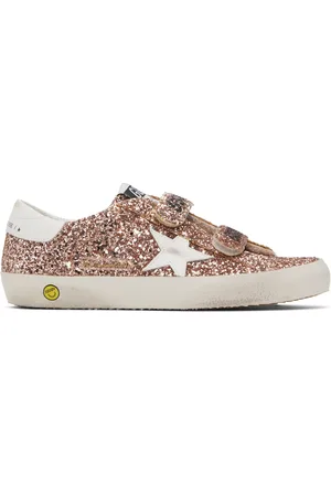 Golden Goose Kids Pink Old School Sneakers