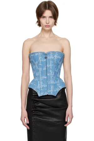 Vivienne Westwood Blue Cobrax Denim Corset