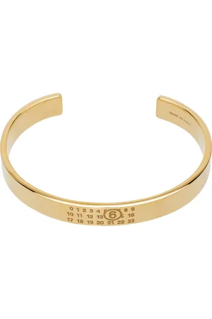 Maison Margiela Gold Minimal Logo Bracelet