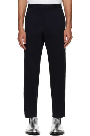 Jil Sander Navy Tapered Trousers