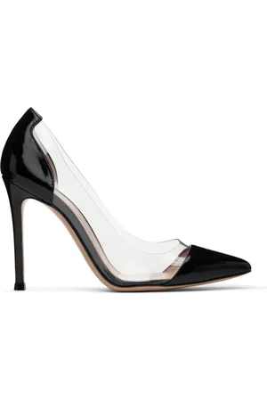 Gianvito Rossi Black Plexi 85 Heels