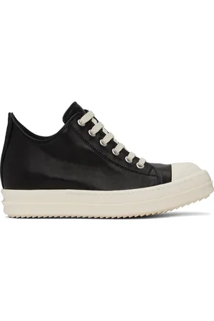 Rick Owens Black Hollywood Low Sneaks Sneakers