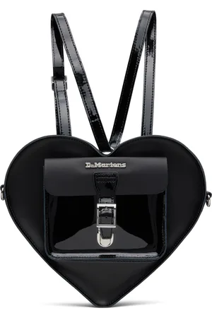 Dr. Martens Black Heart Shaped Leather Backpack